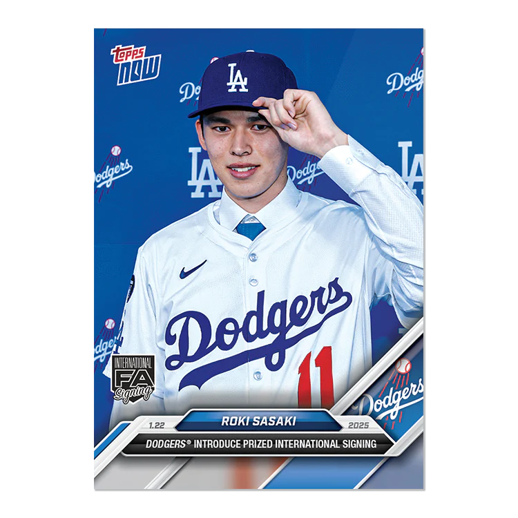Roki Sasaki - 2024 MLB Topps NOW® Card OS-16 - LOOK FOR RELICS