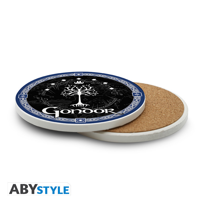 LORD OF THE RINGS Ceramic Coasters Gondor