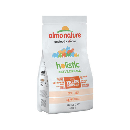 Almo Nature - Anti-Hairball - Dry food - 400g - Chicken & Rice