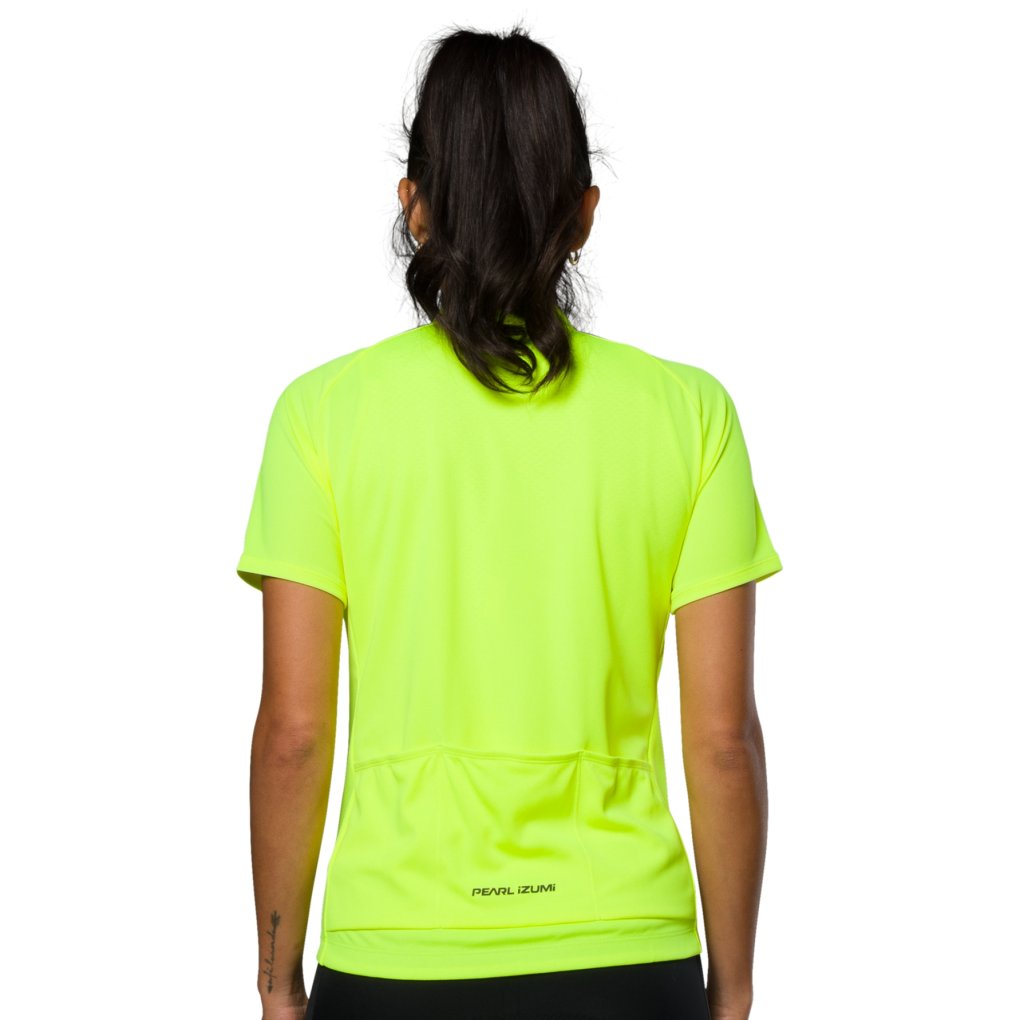 PEARL iZUMi Quest Shortsleeve Jersey Women 11222409 - screaming yellow - 428