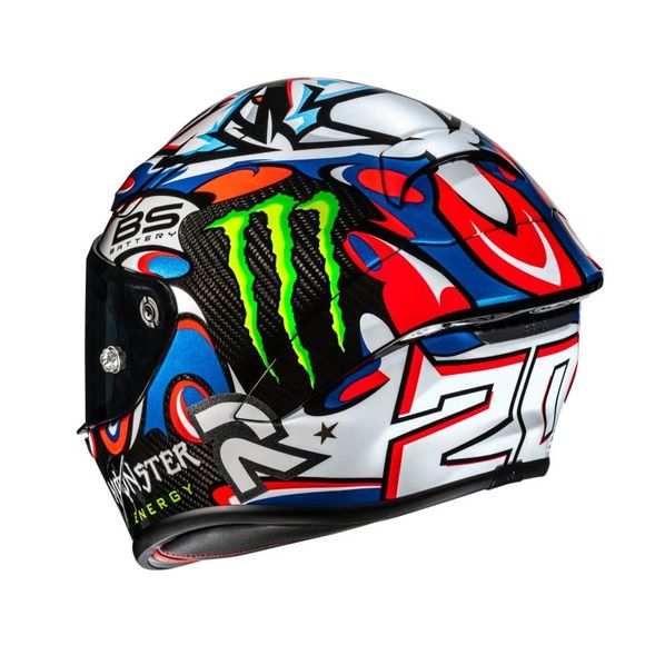 HJC RPHA 1 V2 full face helmet - QUARTARARO LE MANS 3 - Red / BlueRef: HJ1382