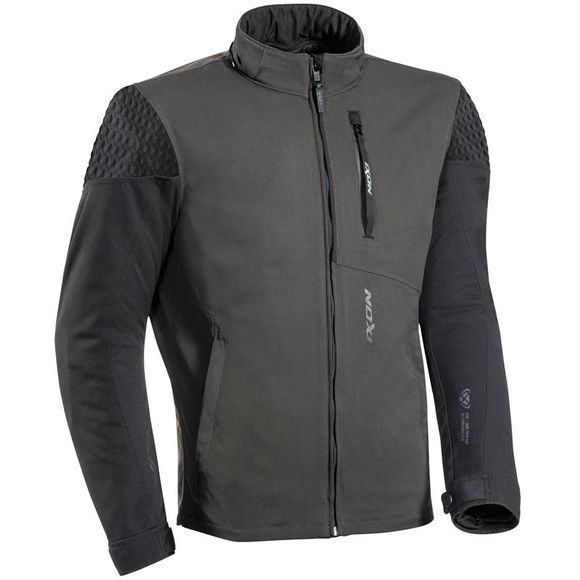 Ixon Brixton Motorcycle Jacket - Gray / BlackRef: IX1217