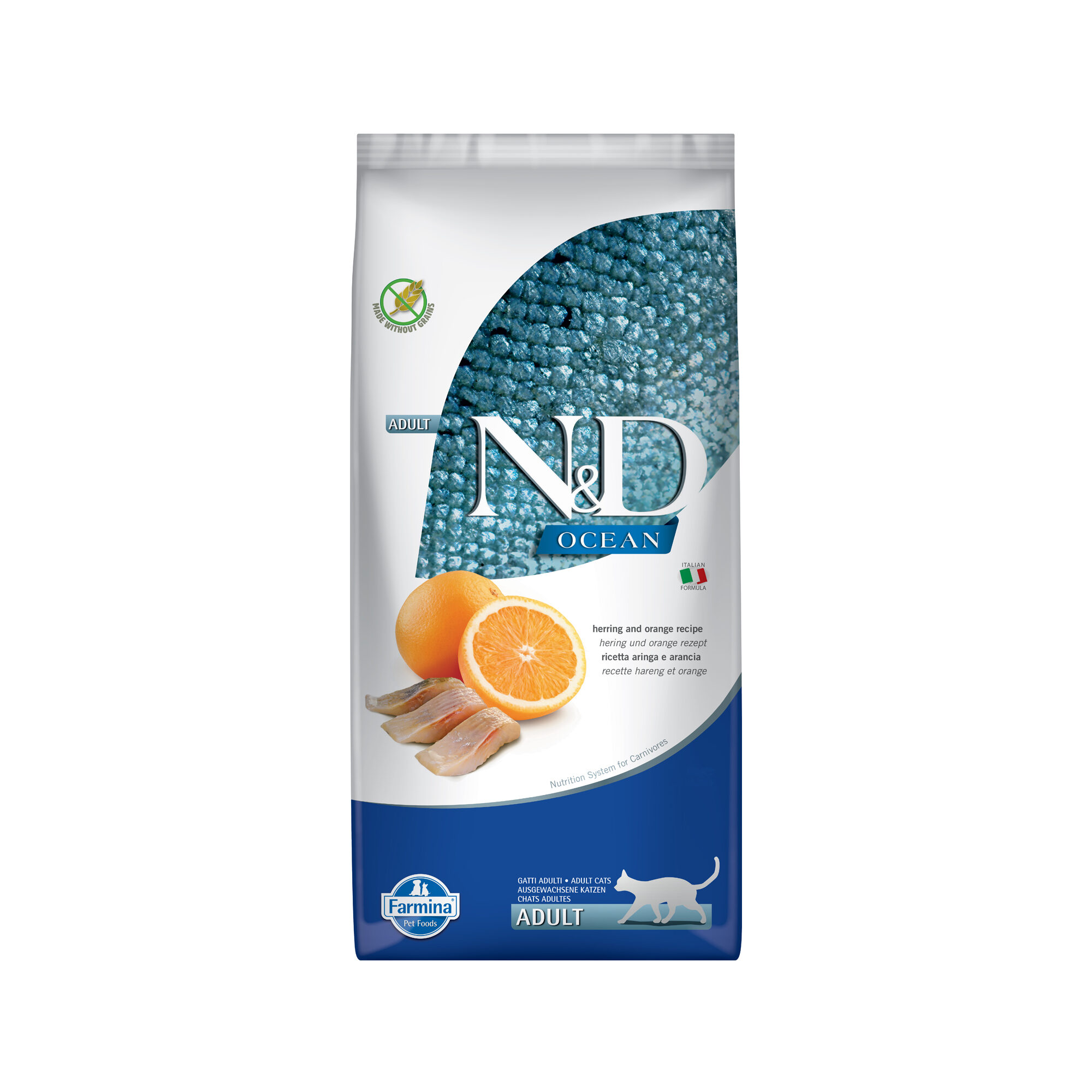 Farmina N&D Ocean Adult Cat - Herring & Orange - 1.5 kg