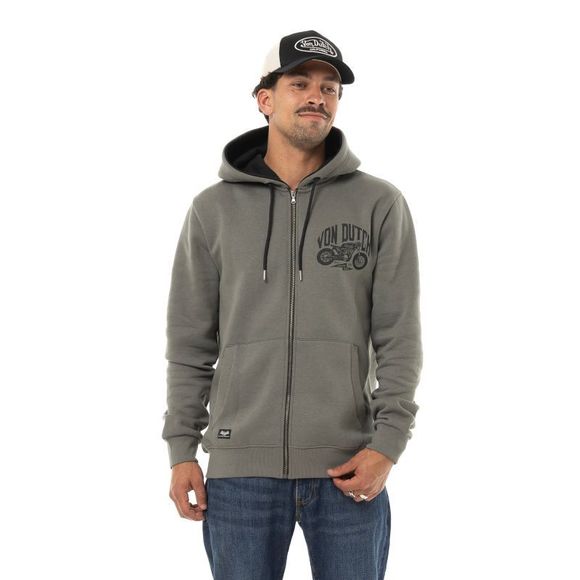 Von Dutch FREE Hoodie - Gray / BlackRef: VDH0387