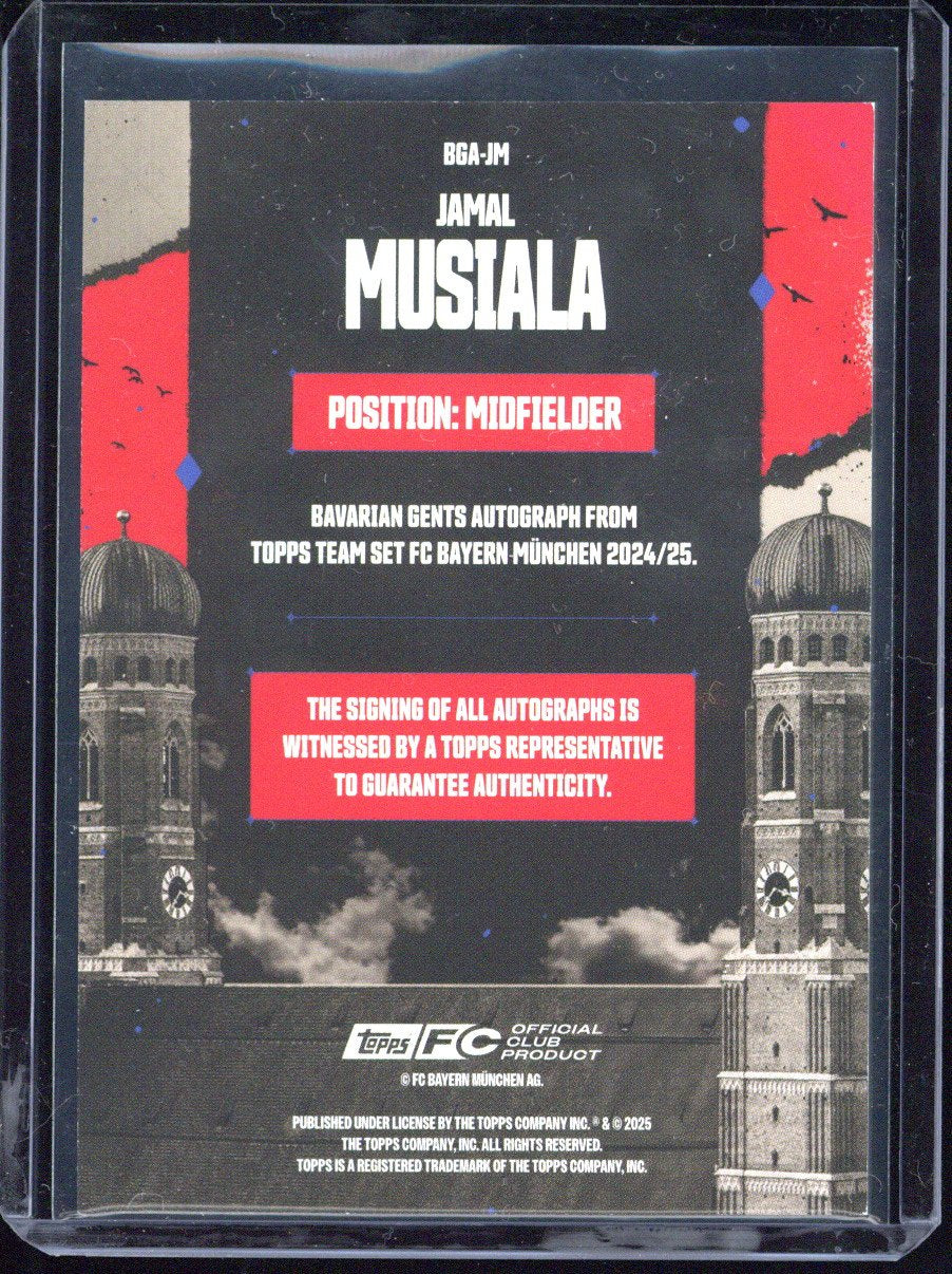 2024-25 Topps Team Set FC Bayern München Jamal Musiala Autograph /99