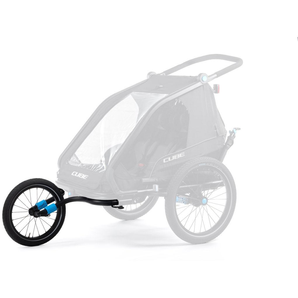 CUBE Jogger Kit for Kids Bike Trailer Double CMPT - black