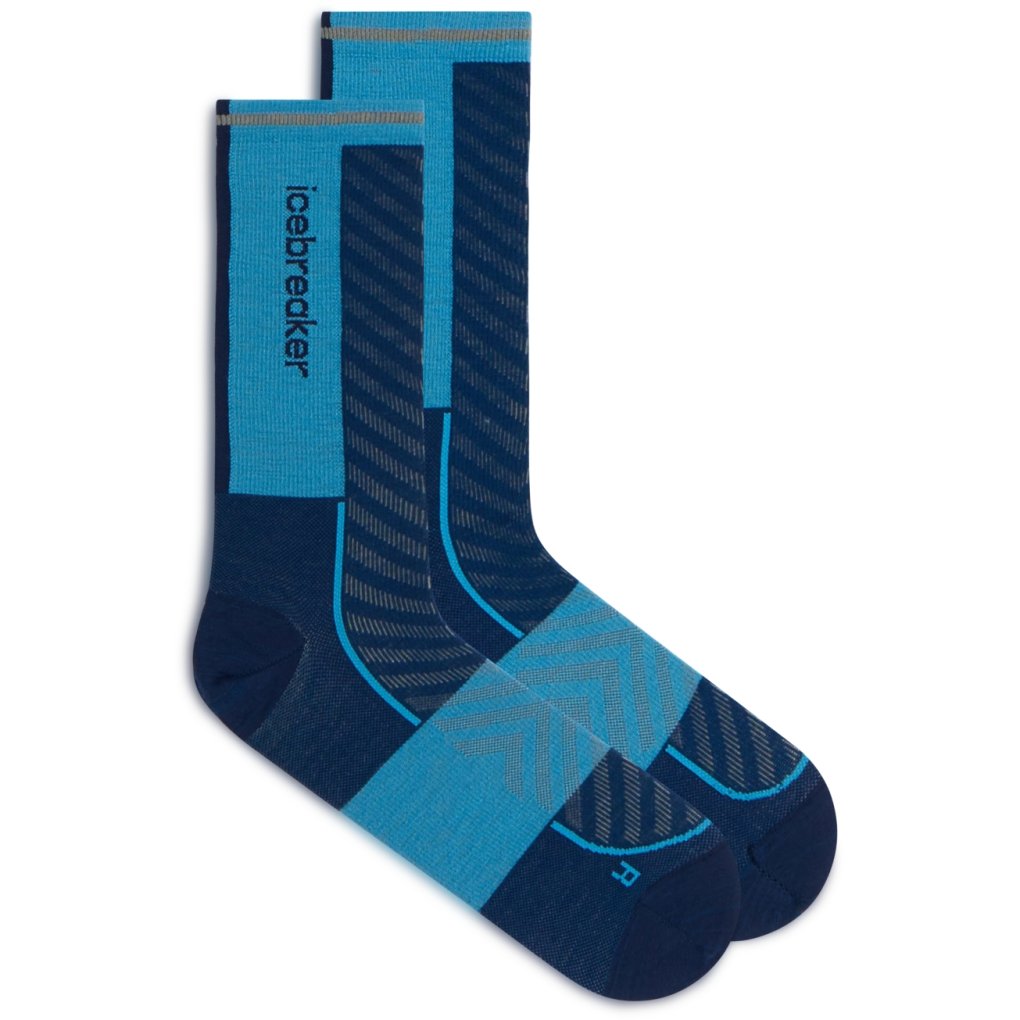 Icebreaker Merino Run+ Ultralight Crew Socks Men - Atlantis/Arctic