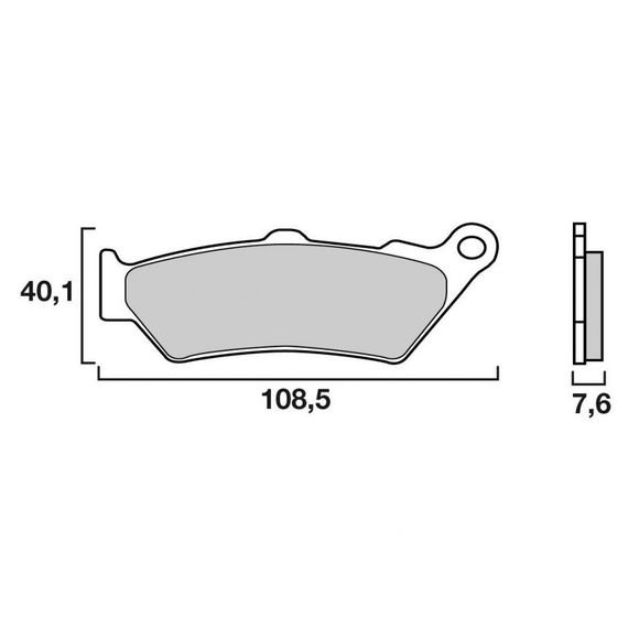 Brembo Sinter Front Brake PadsRef: 07BB0359