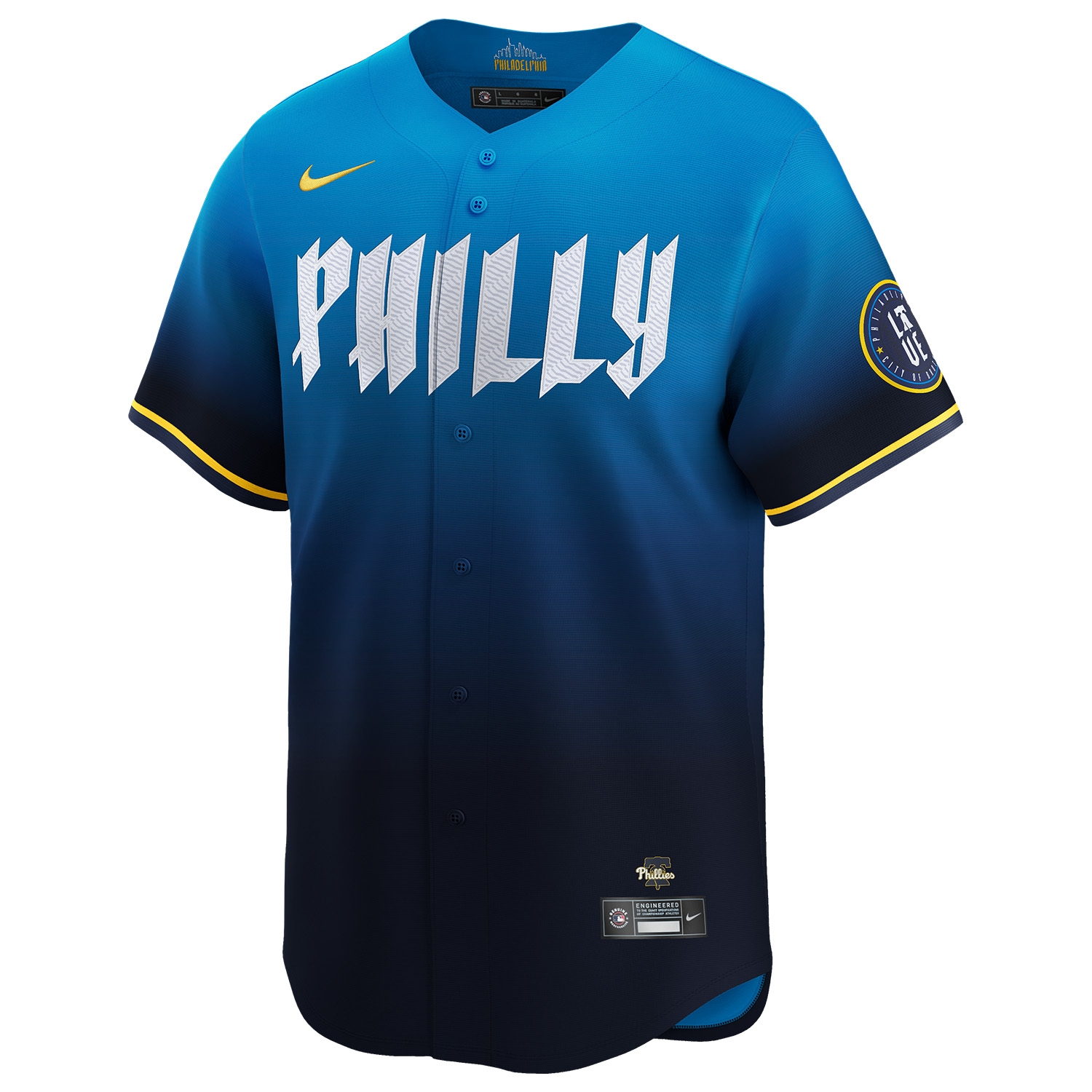 Philadelphia Phillies Nike Limited City Connect MLB Jersey Blue