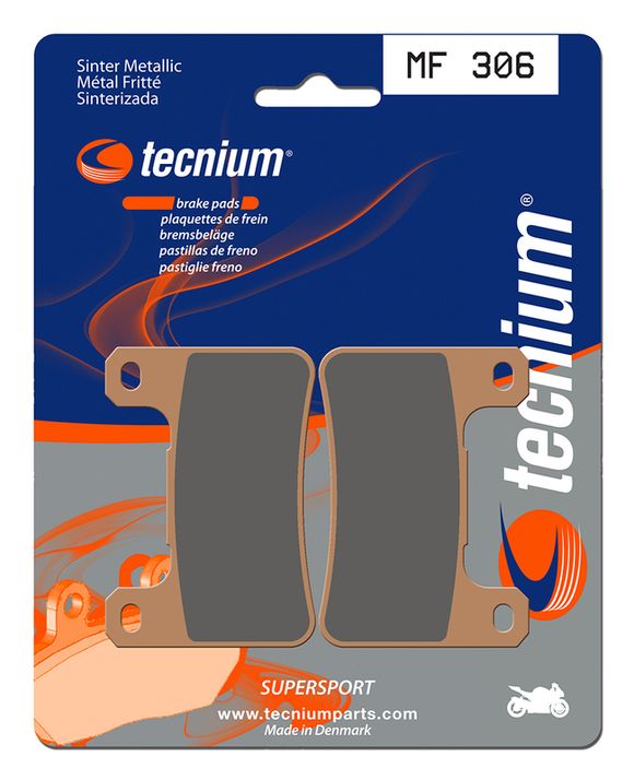 Tecnium Performance sintered metal brake pads - MF306Ref: TE00818A / 1022767