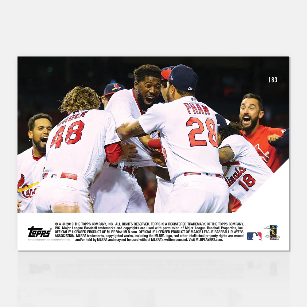 Dexter Fowler - 05/06/2018 TOPPS NOW® Card 183 - Print Run: 224