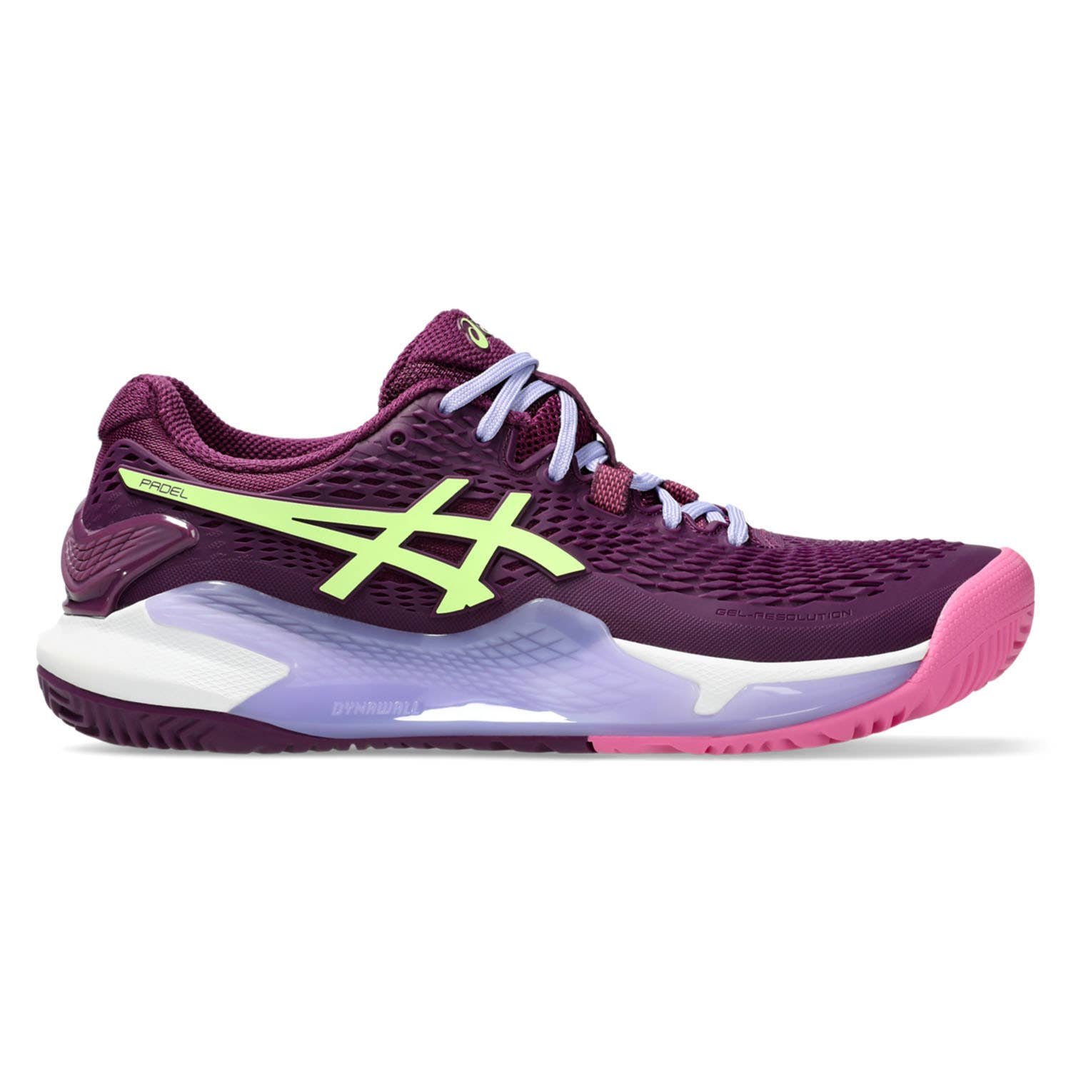 ASICS GEL RESOLUTION 9 PADEL 1042A245 WOMEN'S MAUVE