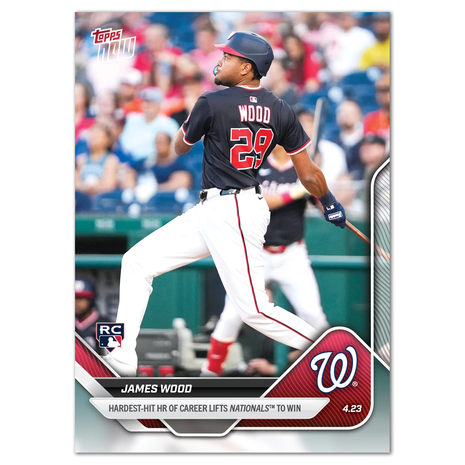 James Wood - 2025 MLB Topps NOW® - Card 100