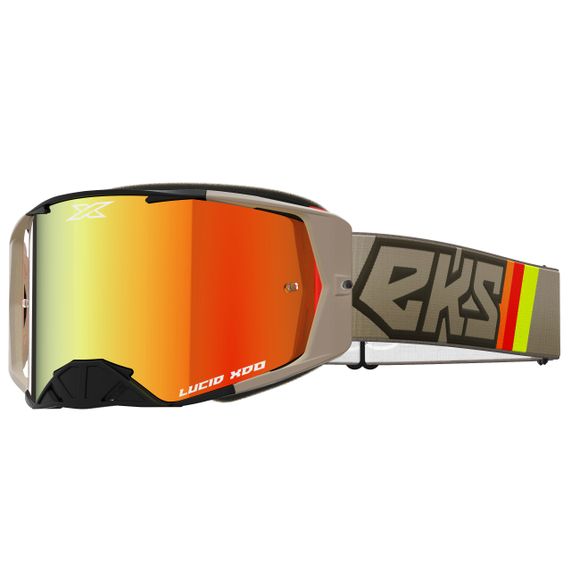 EKS LUCID BLACK & TAN cross mask - RED MIRROR 2023 - BlackRef : KS0007 / 067-11060