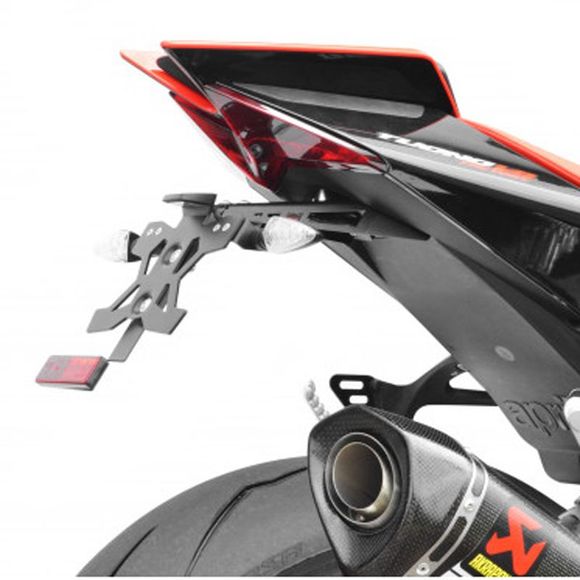 Top Block license plate holder APRILIA TUONO V4 2021- - BlackRef: SPEA10