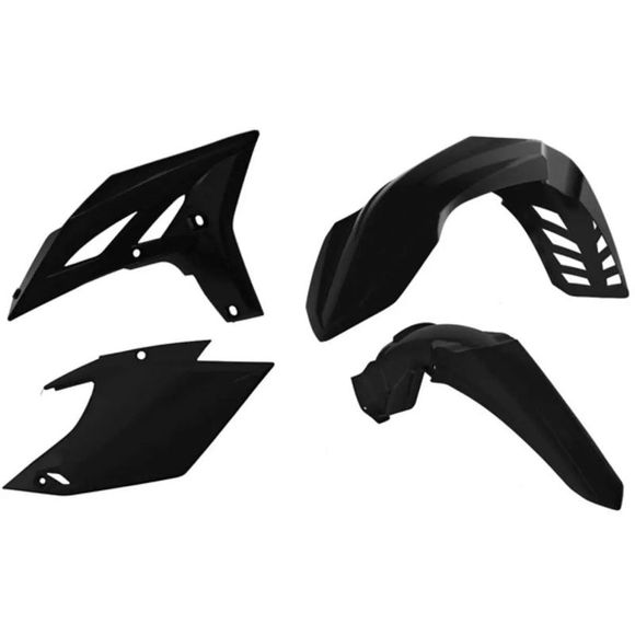 R-tech 4 p black plastic kit - BlackRef: RTH0373 / RKITWRFNR0403