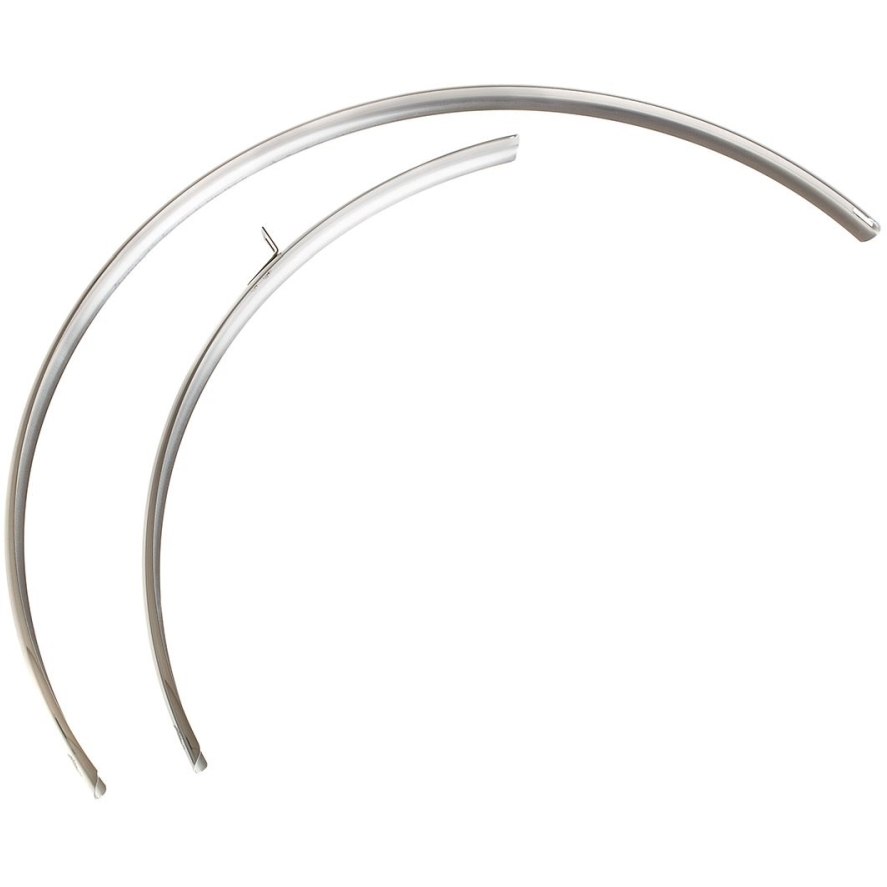 BLB Classic Round Fenders - polished silver