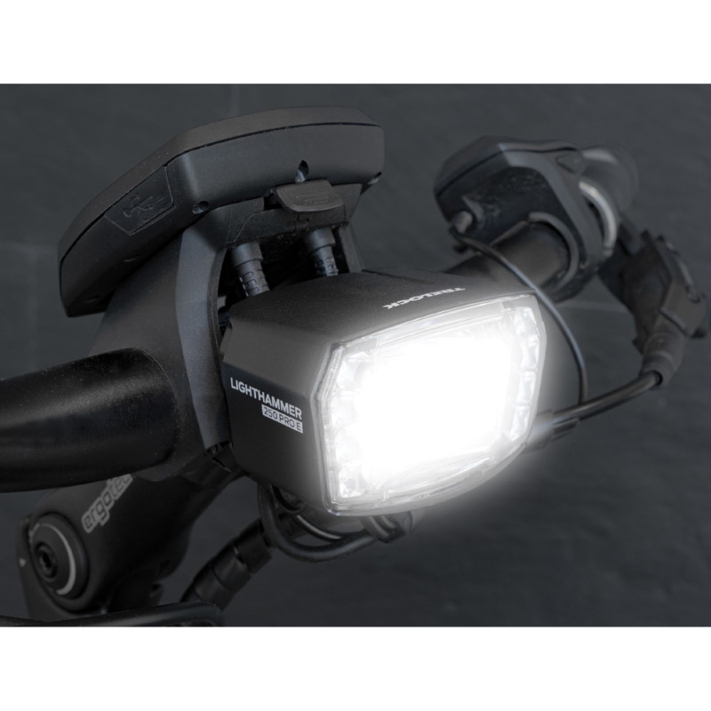 Trelock LS 990 Lighthammer Pro 250 E-Bike Front Light - black