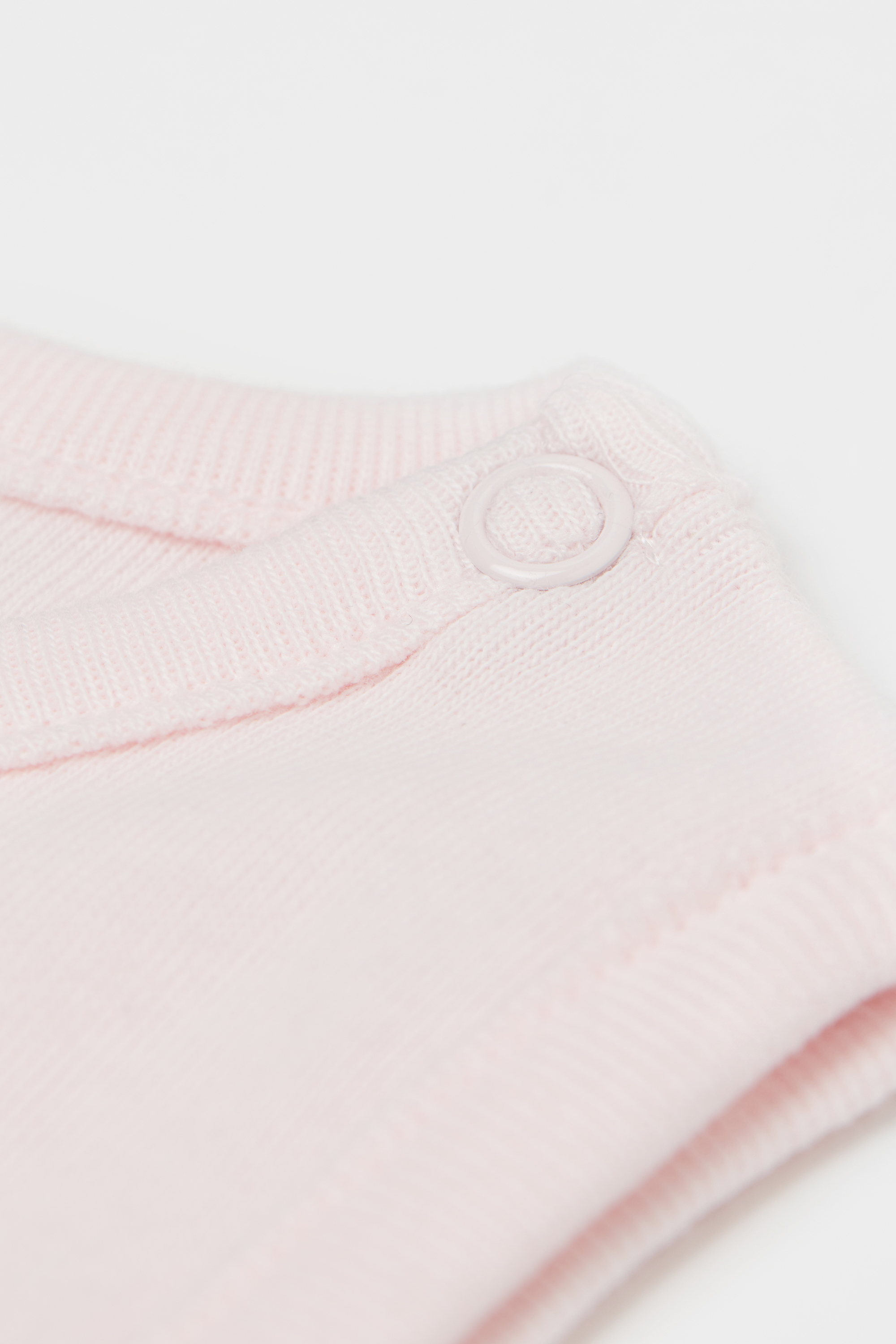 Baby Plain Pure Cotton Bodysuit with Wide Shoulder Straps