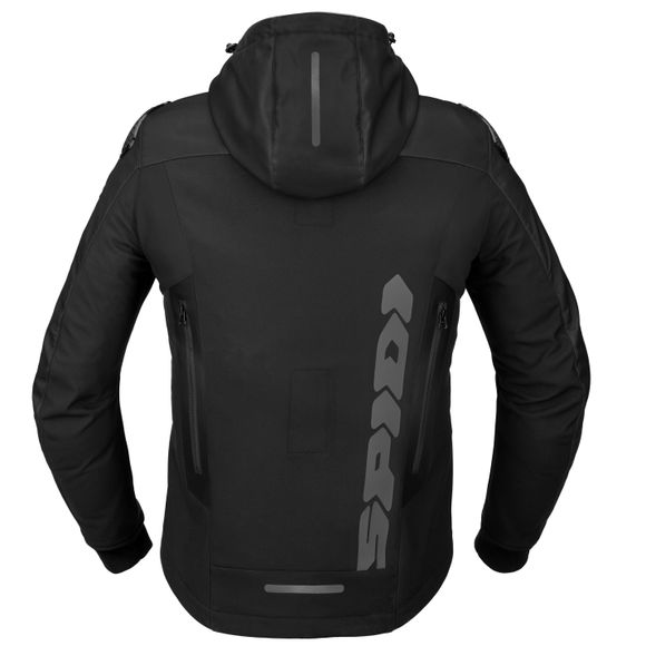Motorcycle Jacket Spidi Hoodie Warrior Universal - BlackRef: SPI0646
