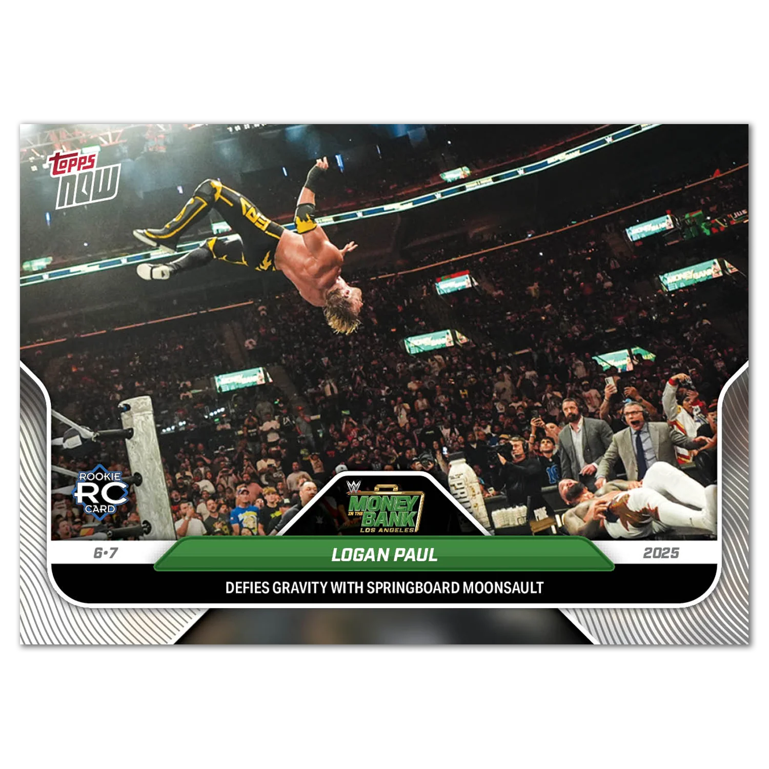 Logan Paul - 2025 WWE Topps NOW® - Card 65
