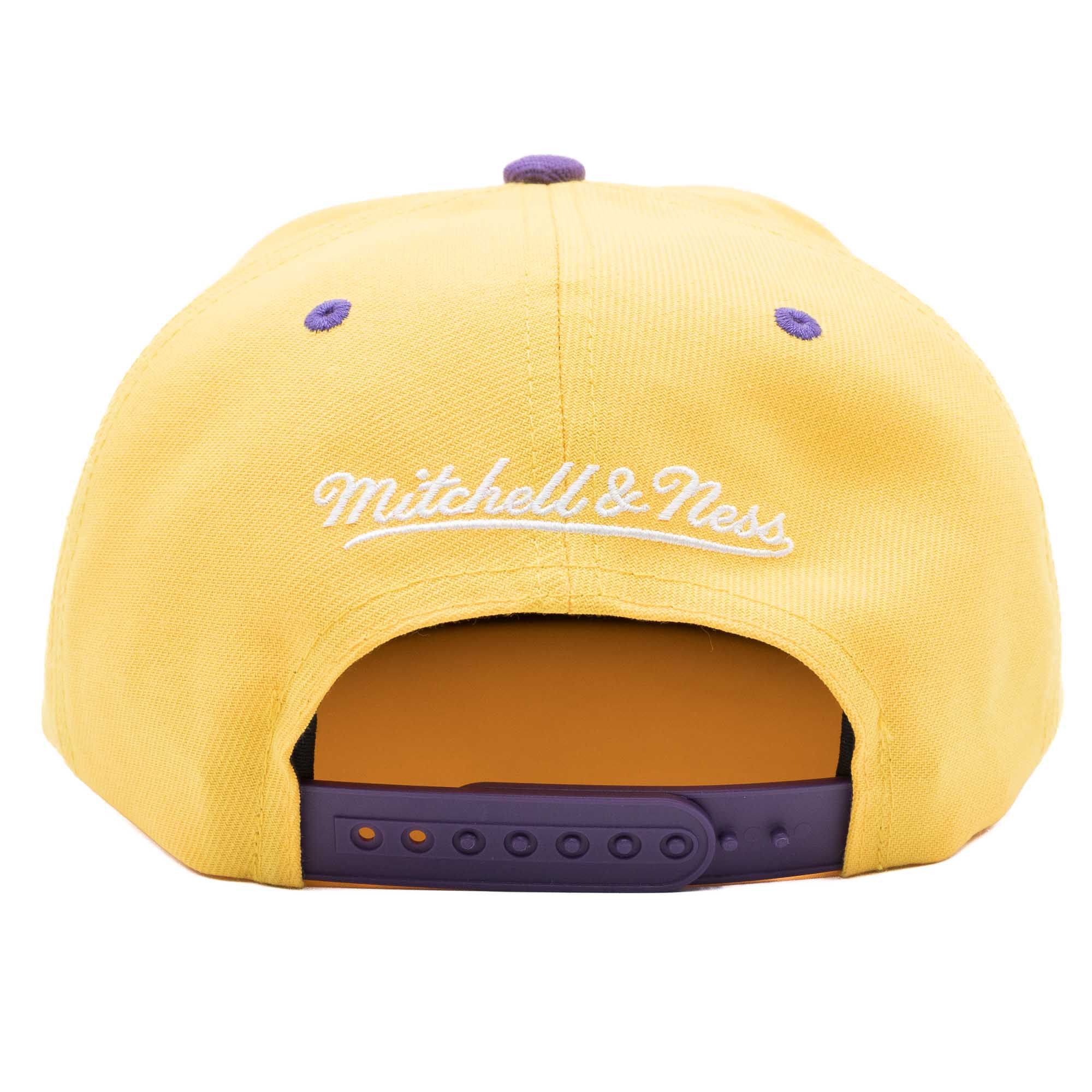 LSU Tigers Transcript Mitchell & Ness Snapback NCAA Cap