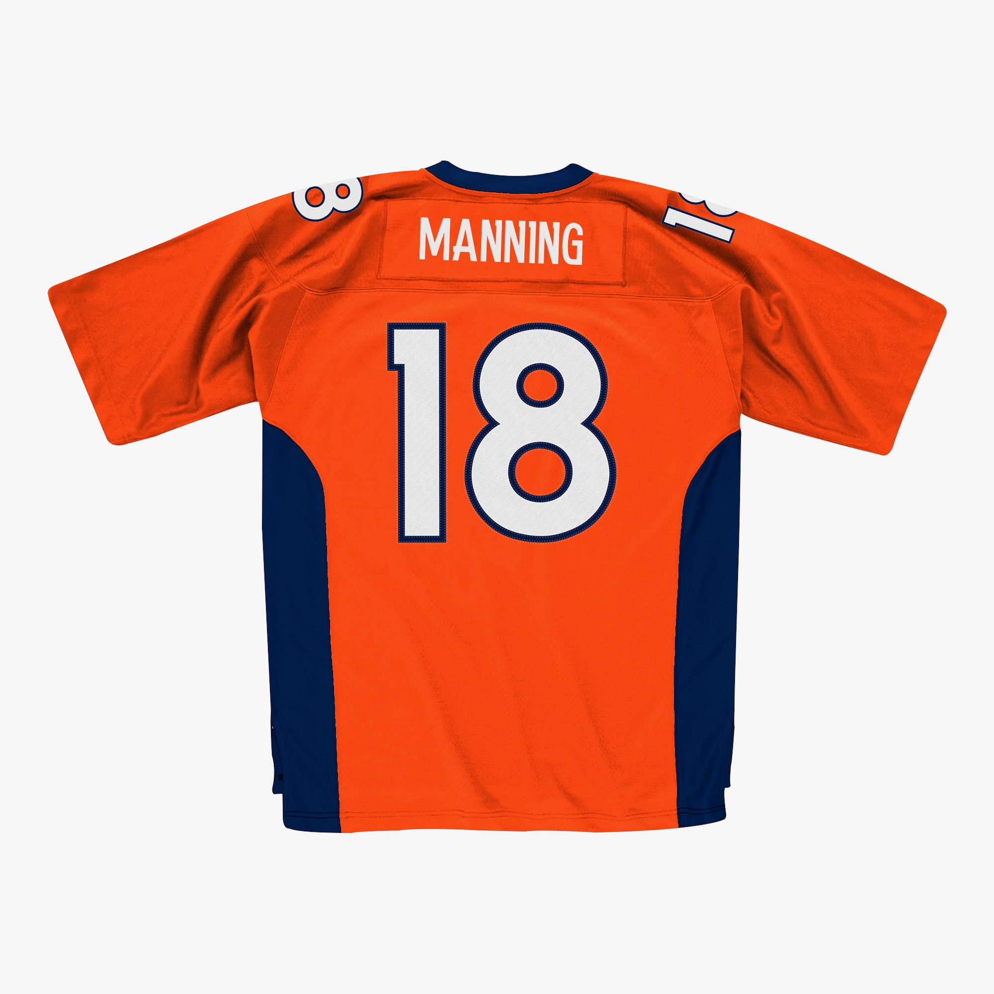 Peyton Manning #18 Denver Broncos Throwback NFL Jersey Orange