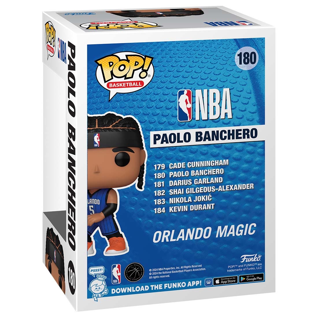 Funko POP! #180 Paolo Banchero Orlando Magic Vinyl NBA Figure