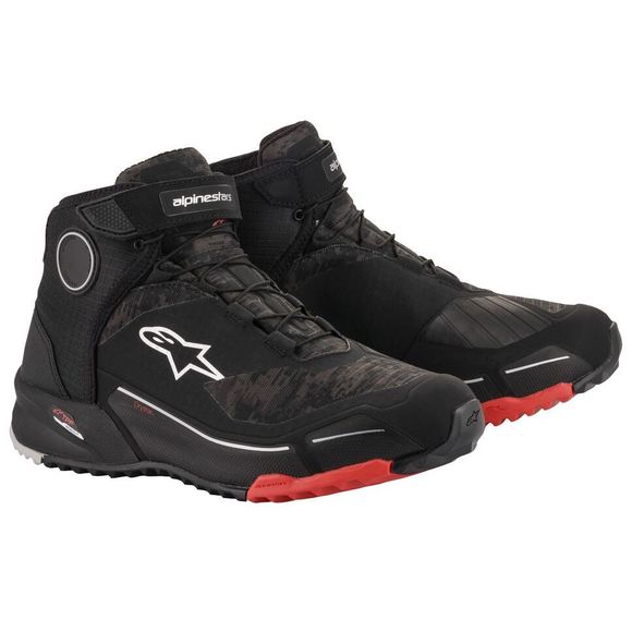 Alpinestars Cr -X Drystar - Black / Red Motorcycle SneakersRef: AP11985