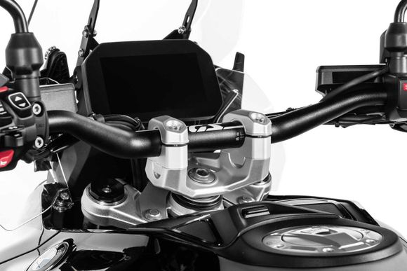 Touratech 25mm Handlebar Riser - SilverRef: Trt00018A / 01-035-5256-0