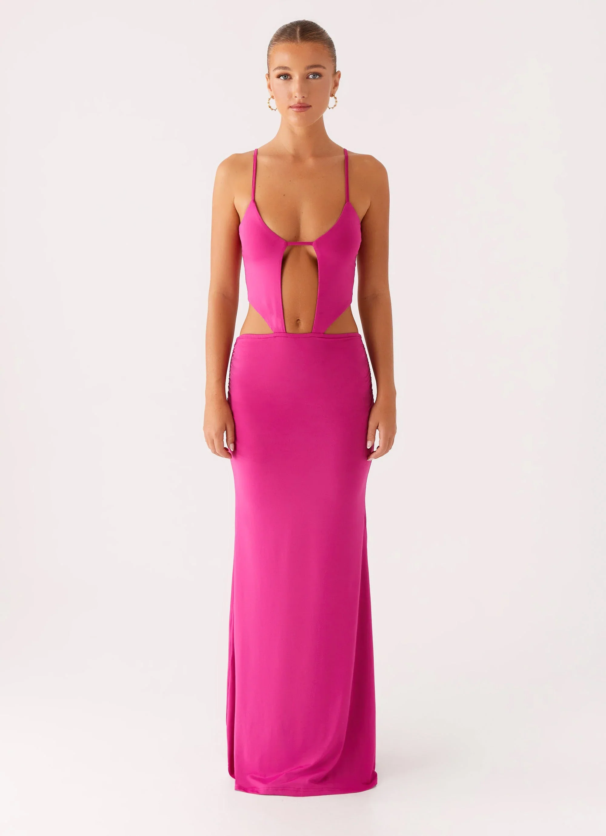 Headliner Maxi Dress - Fuchsia