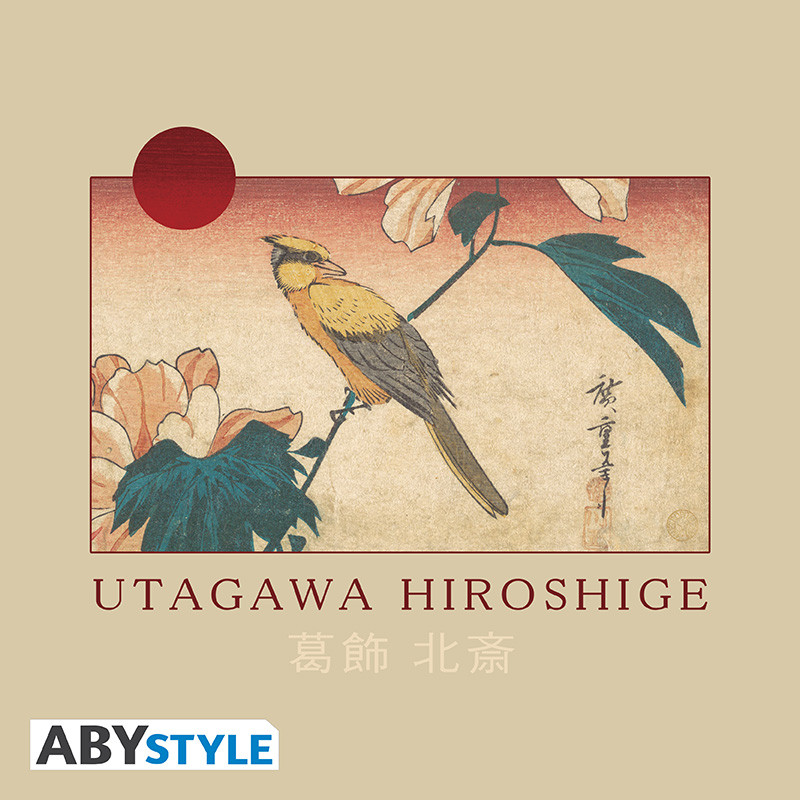 HIROSHIGE T-shirt unisex union beige Spring Breeze