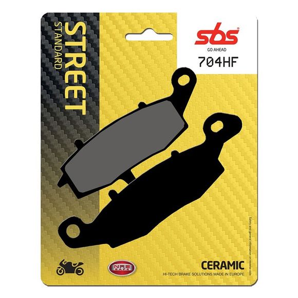 SBS 704HF Organic Front/Rear Brake Pads (Depending on Model)Ref: 704HF / 704000