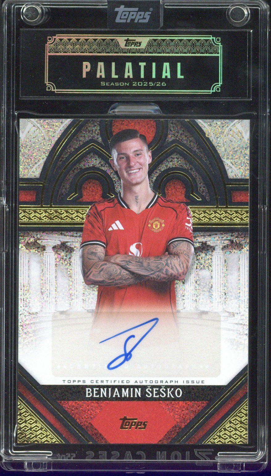 2025-26 Topps Palatial Manchester United Benjamin Sesko Autograph /10