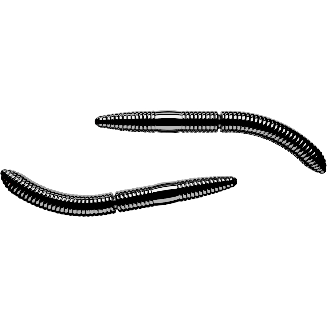 Libra Lures Fatty D´Worm (Black)