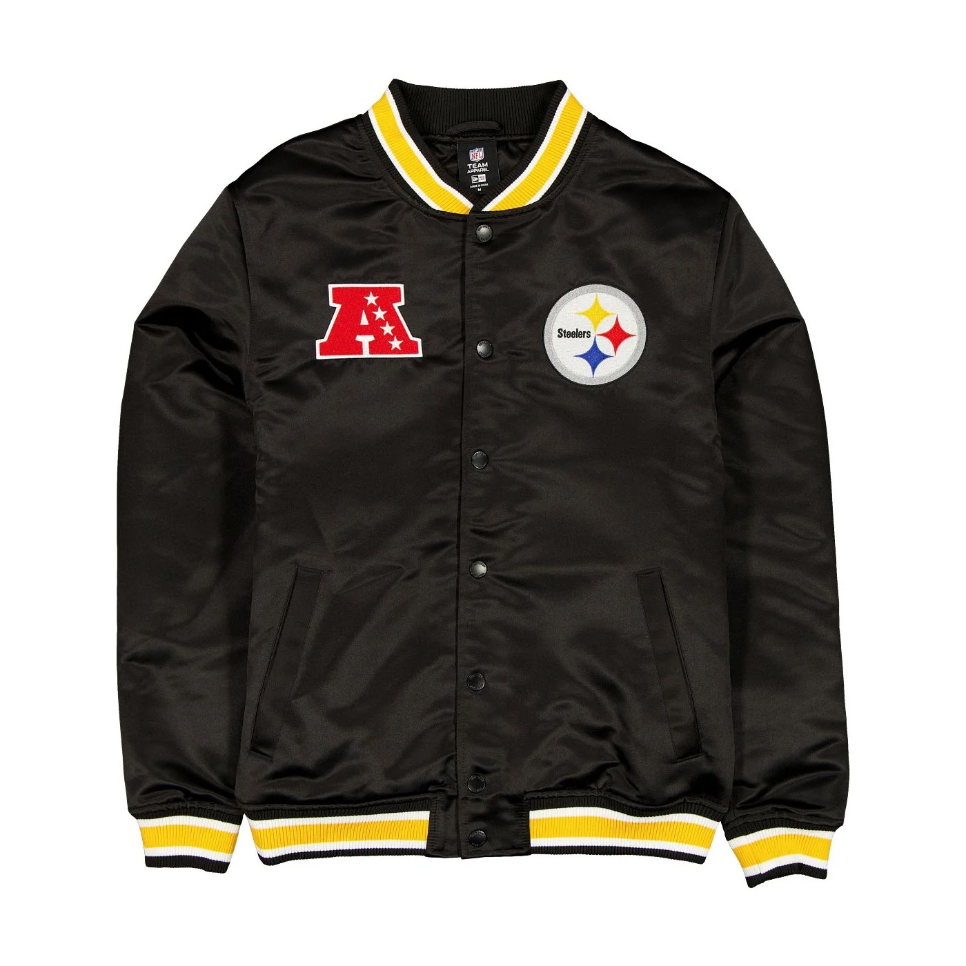 Pittsburgh Steelers Sport Classics Satin NFL Jacket Black