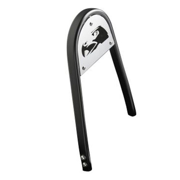 Highway hawk full comfort sissy bar - black/greyRef: HIG0276