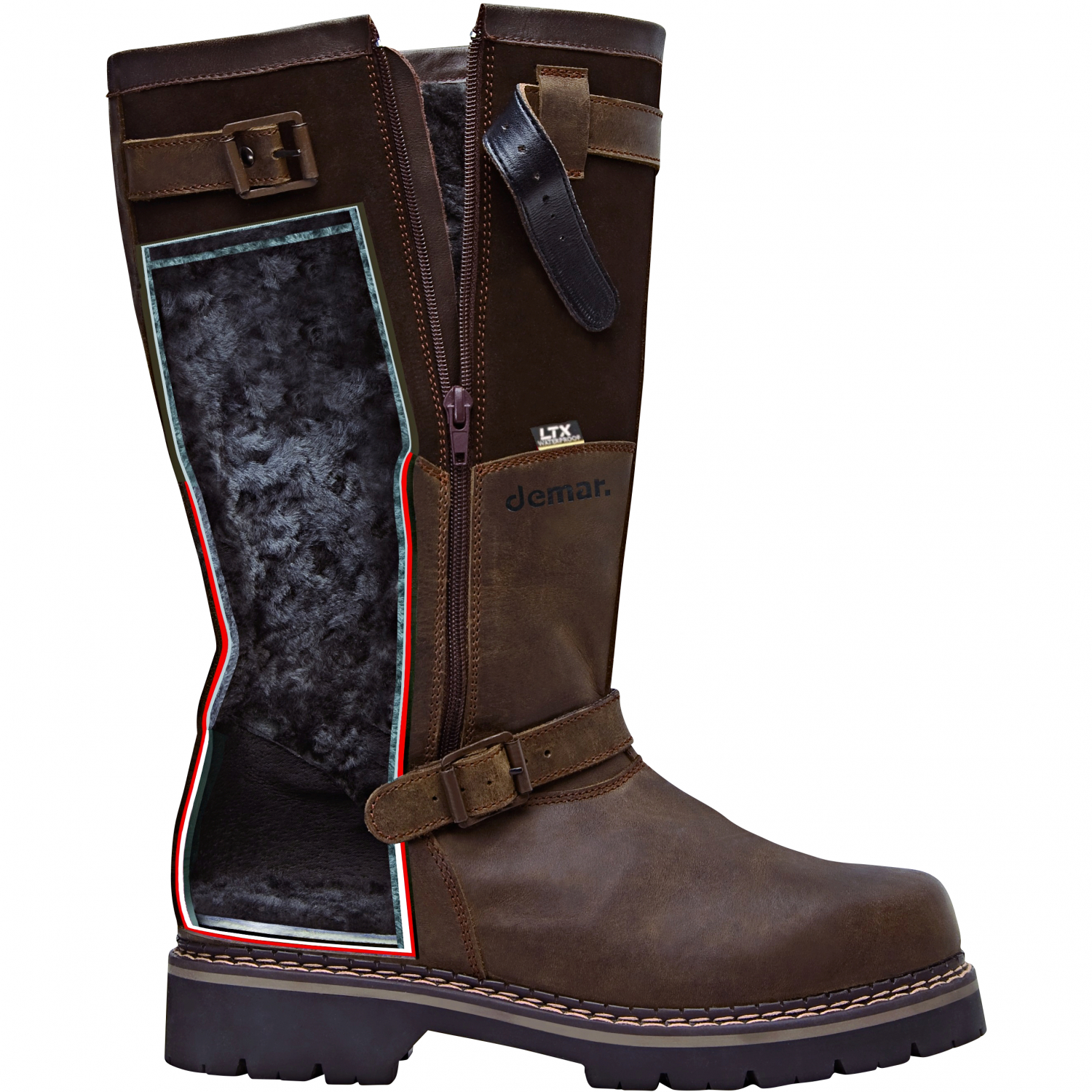 demar Tirol Deluxe High Boots Men (Brown)