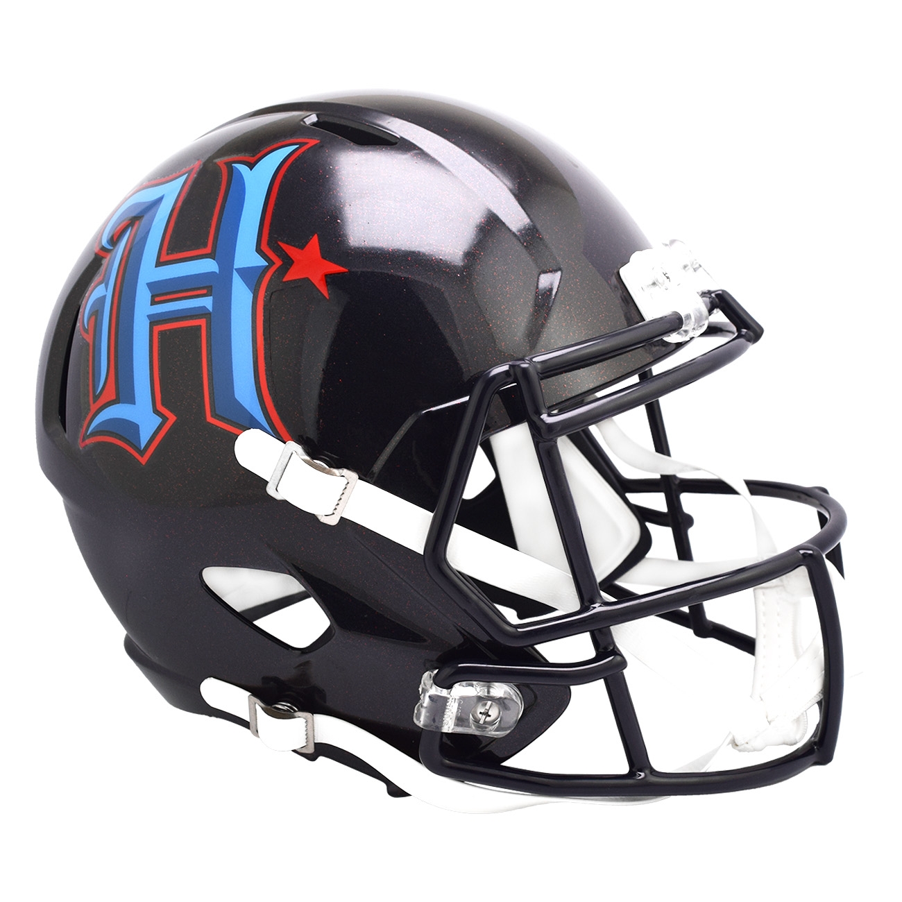 Houston Texans Replica On Field Alternate NFL Speed Full Size Helmet Navy
