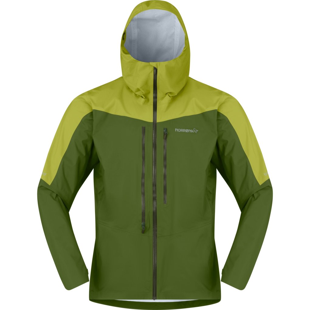 Norrona falketind dri1 Jacket Men - Pesto/Golden Lime