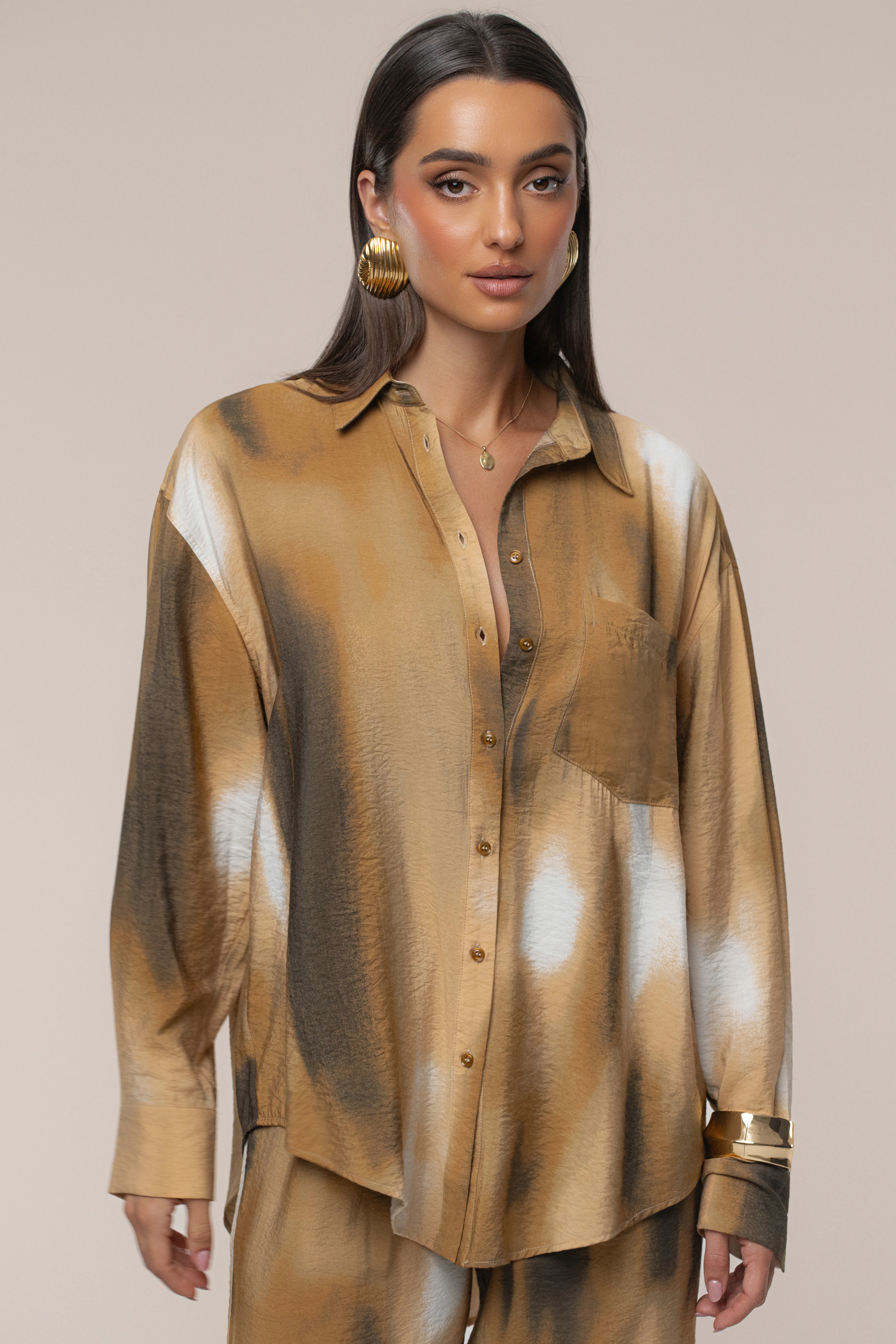 Brown Celestial Sands Blouse