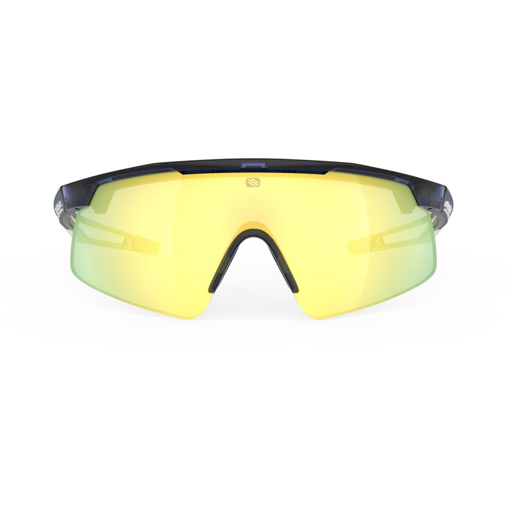Rudy Project Turbolence Glasses - Crystal Blue Avio Apple Green Fade Gloss - RP Optics Multilaser Yellow