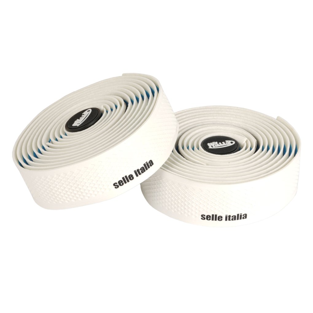 Selle Italia Shock Absorber Kit - Handlebar Tape + Bar Pad - white