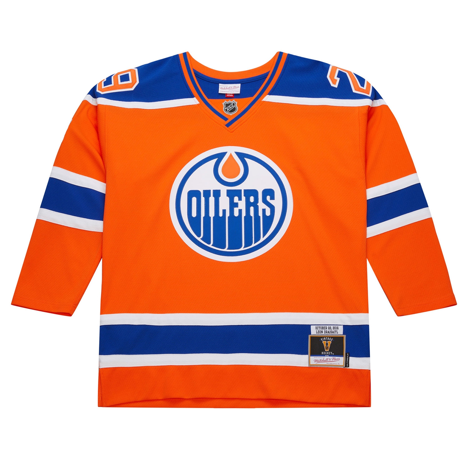 Leon Draisaitl #29 Edmonton Oilers 2016 Heritage Classic Power Play NHL Jersey