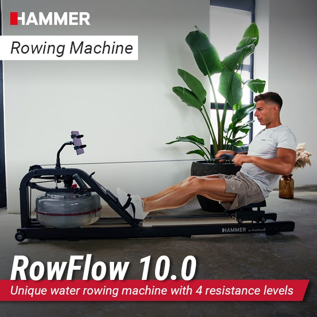 Water Rowing Machine RowFlow 10.0