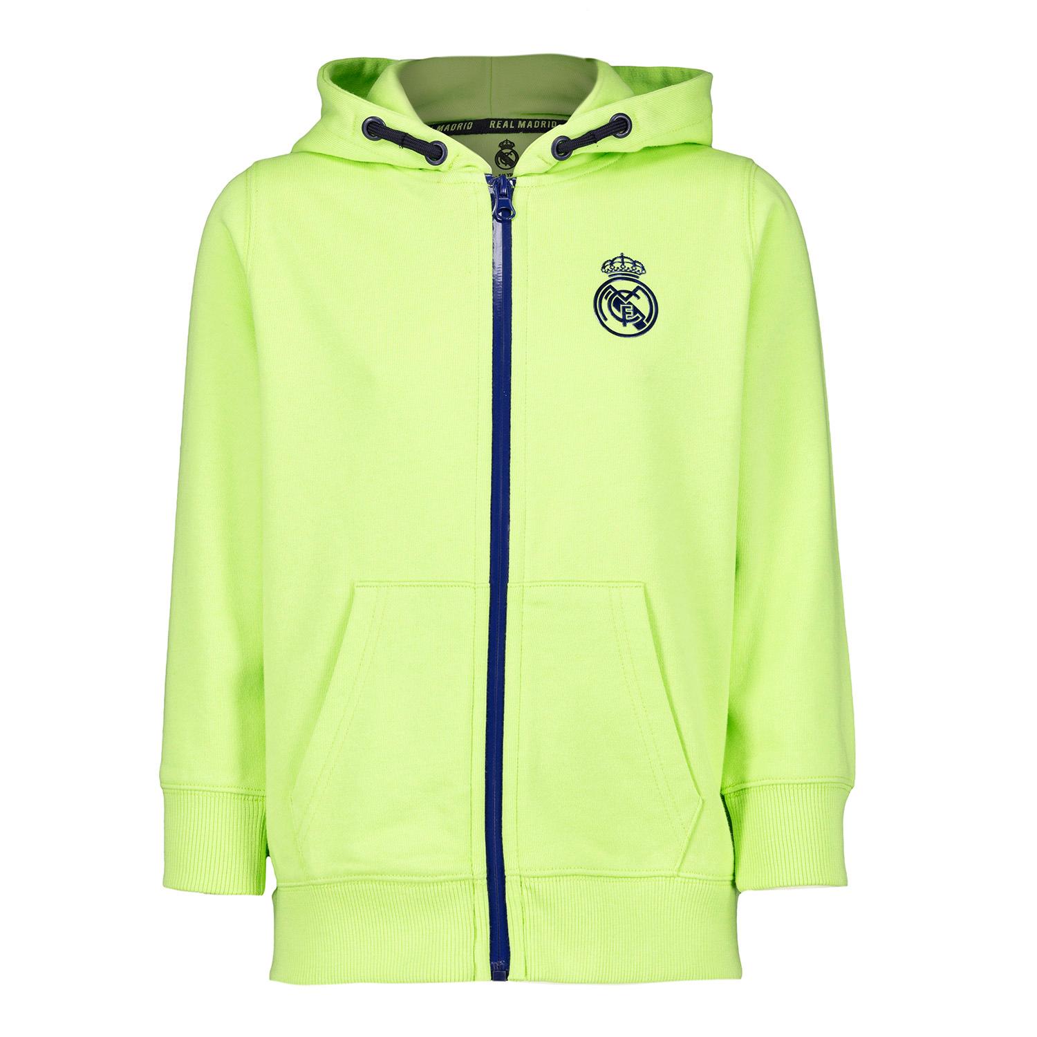 Kids Tracksuit Fan Kids Ombre Zip Green Real Madrid