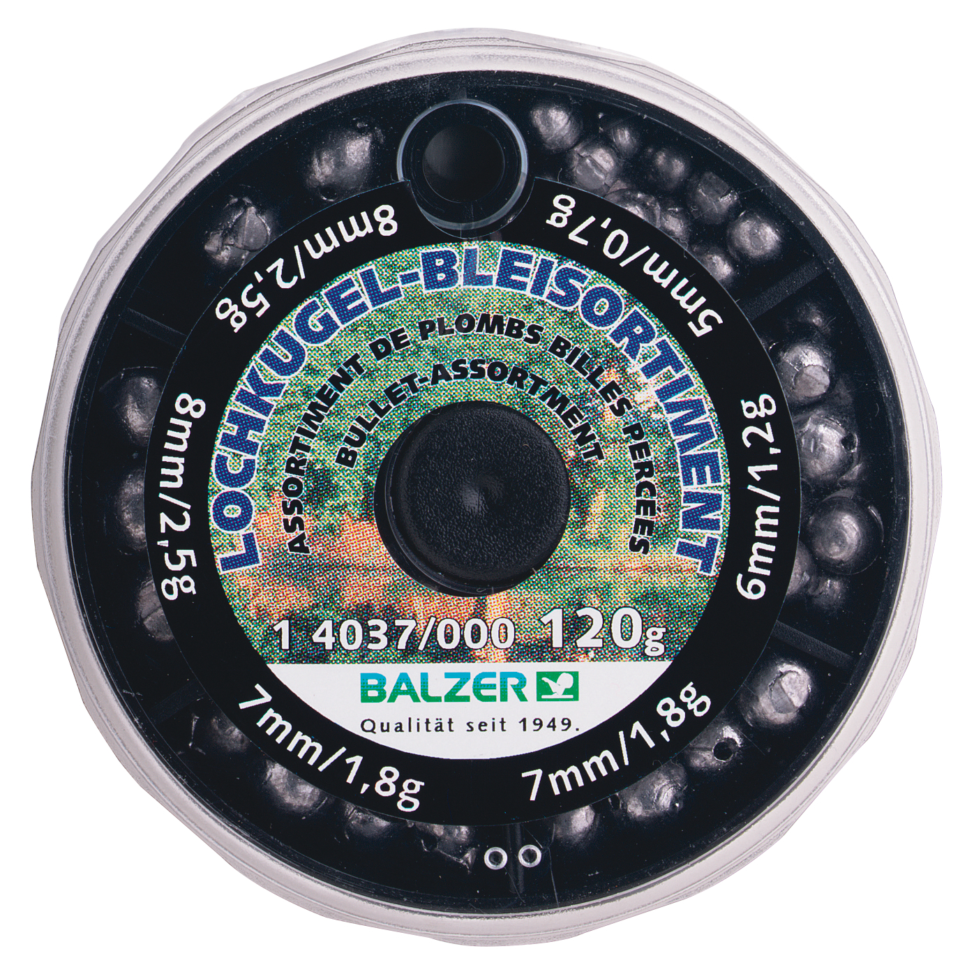 Balzer Bored bullet-ball assortment