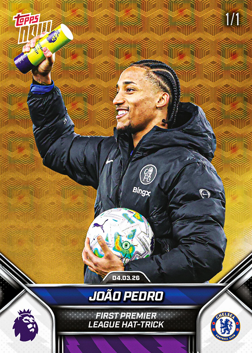 João Pedro - 2025-26 Premier League Topps NOW® - Card 152 - PR: 949