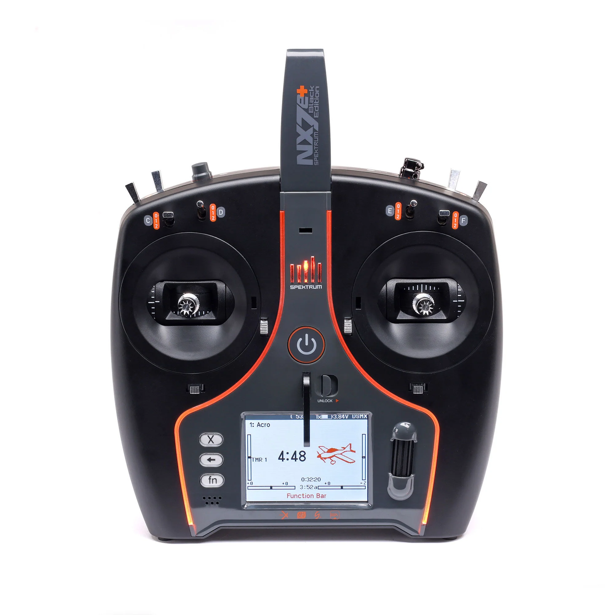 NX7e+ 14-Channel DSMX Transmitter Only, Black Edition Spektrum SPMR7120