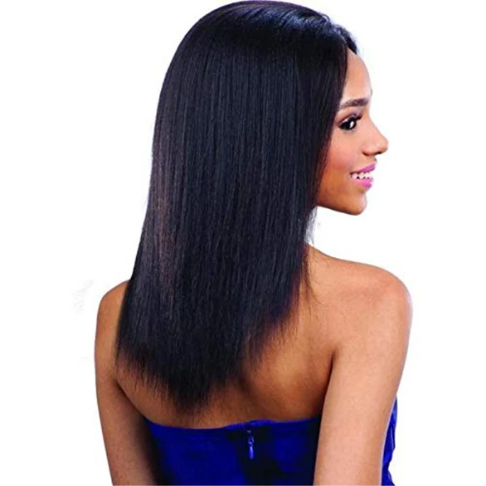 Saga 100% Remy Human Hair Lace Front Wig - YAKY CAP STRAIGHT 18/20
